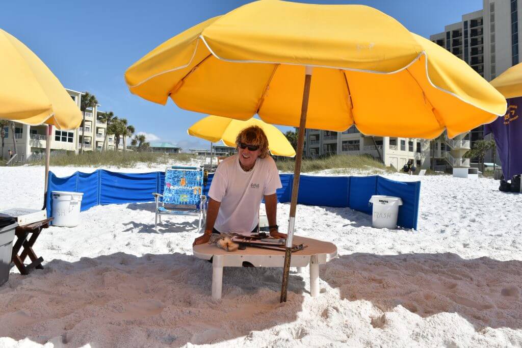 Beach service at Silver Dunes from George in Destin, Florida